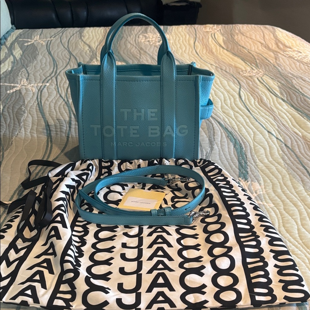 Marc Jacobs Teal Tote Bag